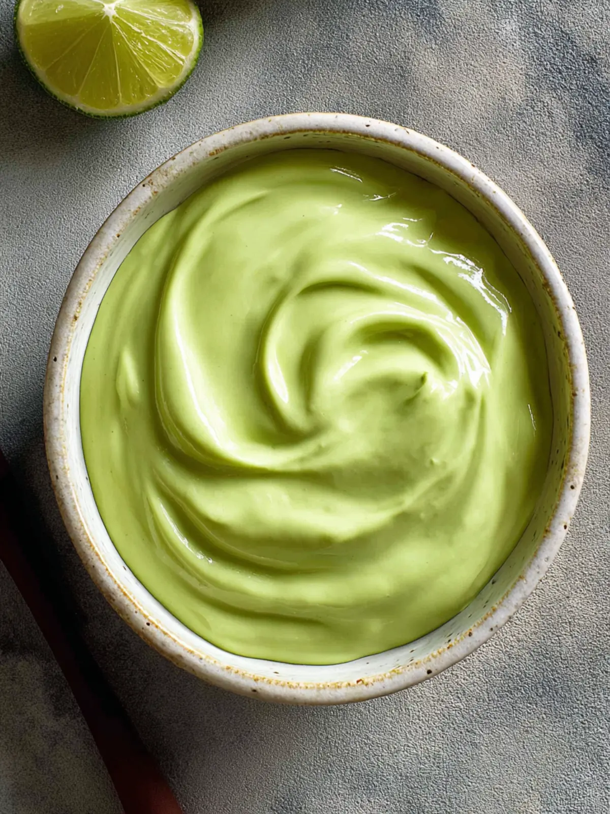 5 Minute Avocado Lime Crema: The Best Healthy Sauce Ever