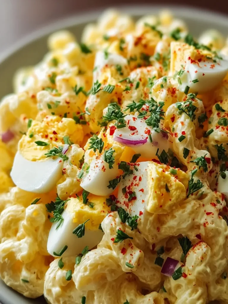 Creamy Classic Egg Macaroni Salad First Image