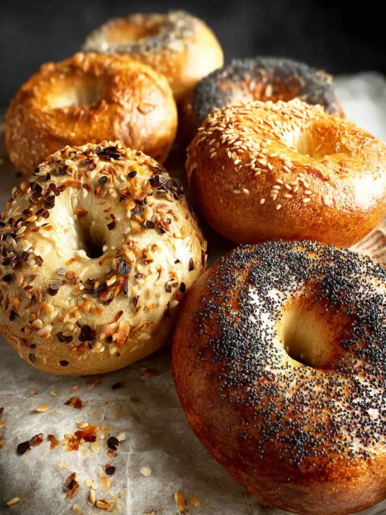 Sourdough Bagels First Image