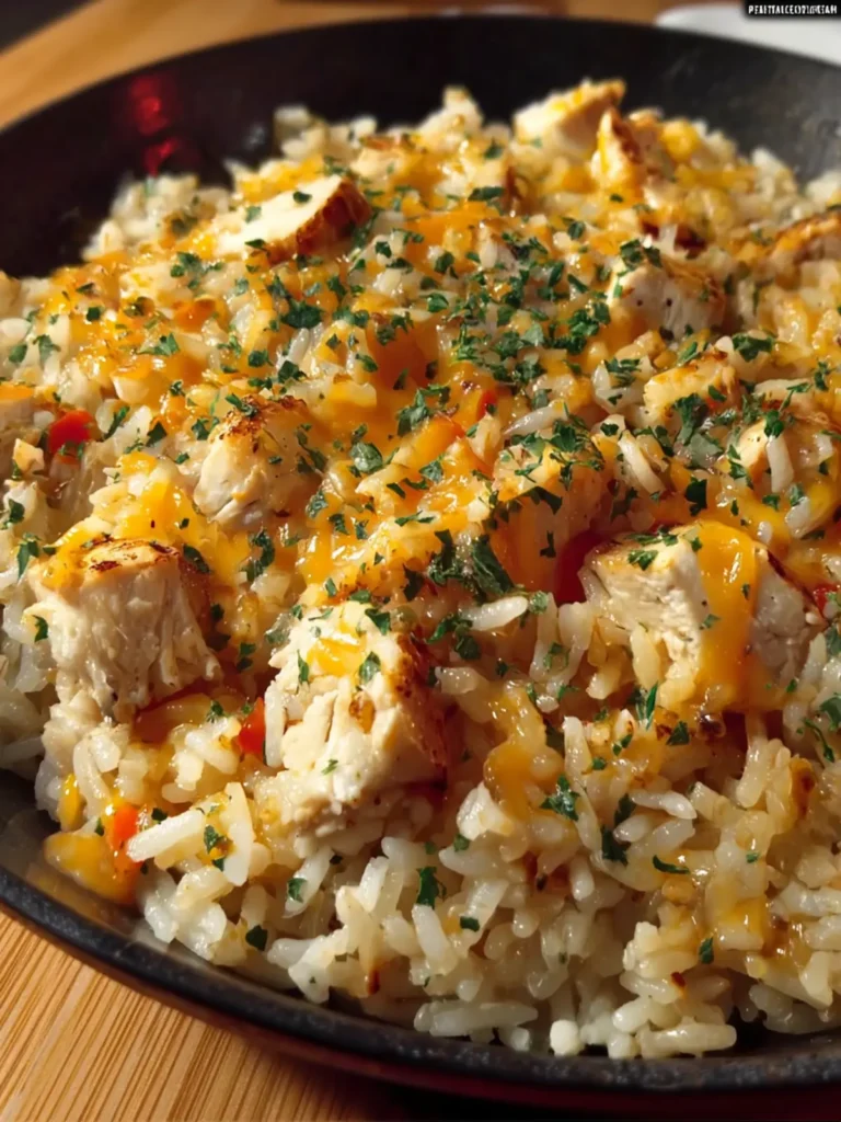 Cheesy Chicken and Rice First Image