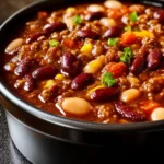 Hearty Slow Cooker Cowboy Beans First Image