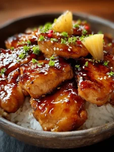 Delicious Sweet Hawaiian Crockpot Chicken First Image