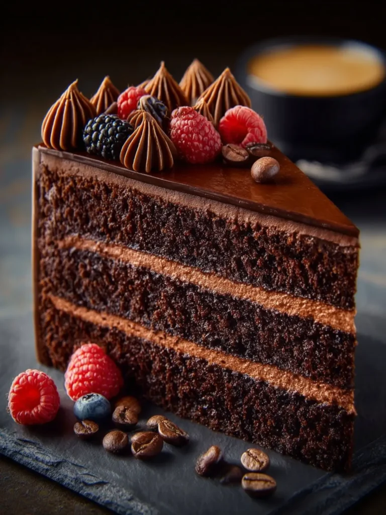 Chocolate Espresso Cake First Image