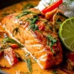 Creamy Coconut Salmon Curry Recipe First Image