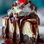 Hot Fudge Sundae Brownie Cheesecake First Image