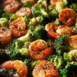 Garlic Butter Shrimp & Broccoli Skillet First Image