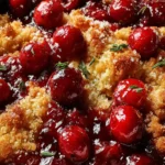Crispy Cranberry Cobbler First Image