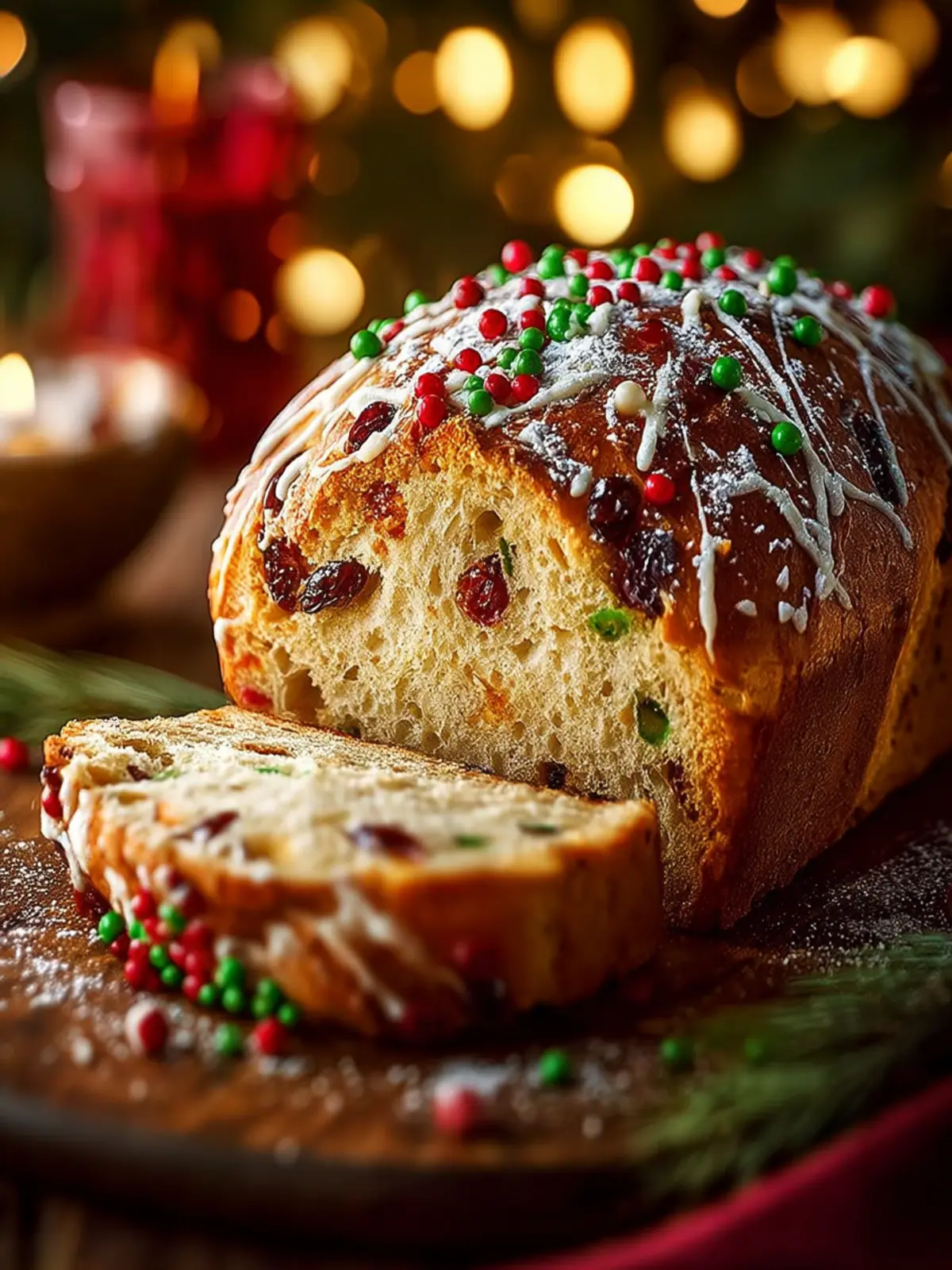 Festive Christmas Bread First Image