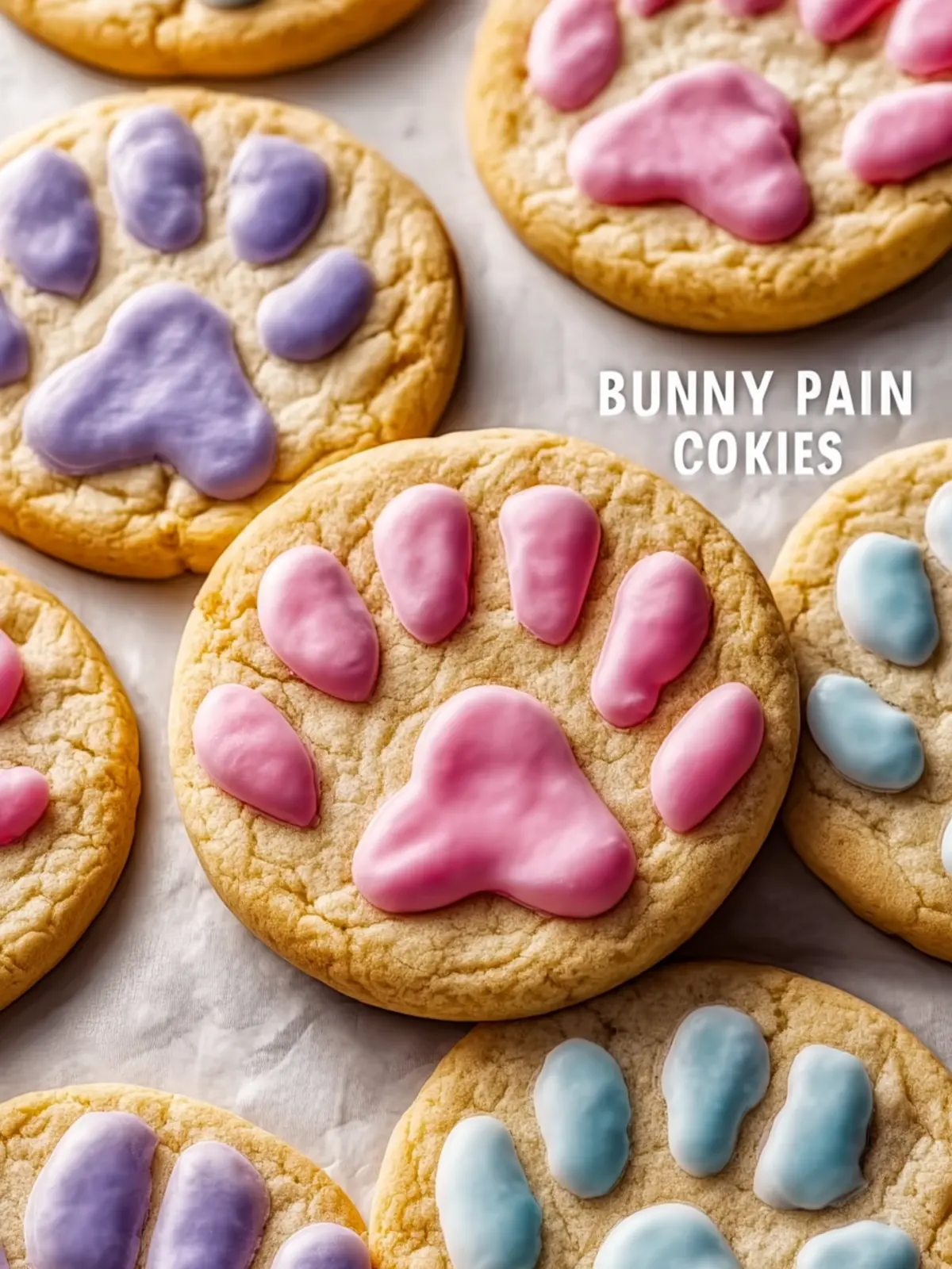 Bunny Paw Print Cookies First Image