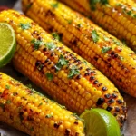 Roasted Sweet Corn with Lime Butter Recipe First Image