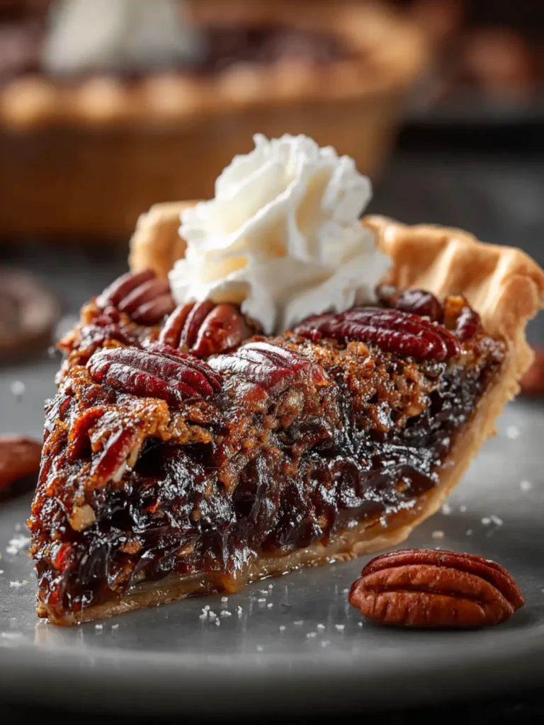 Chocolate Bourbon Pecan Pie First Image