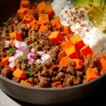 Viral Sweet Potato Ground Beef Bowl First Image