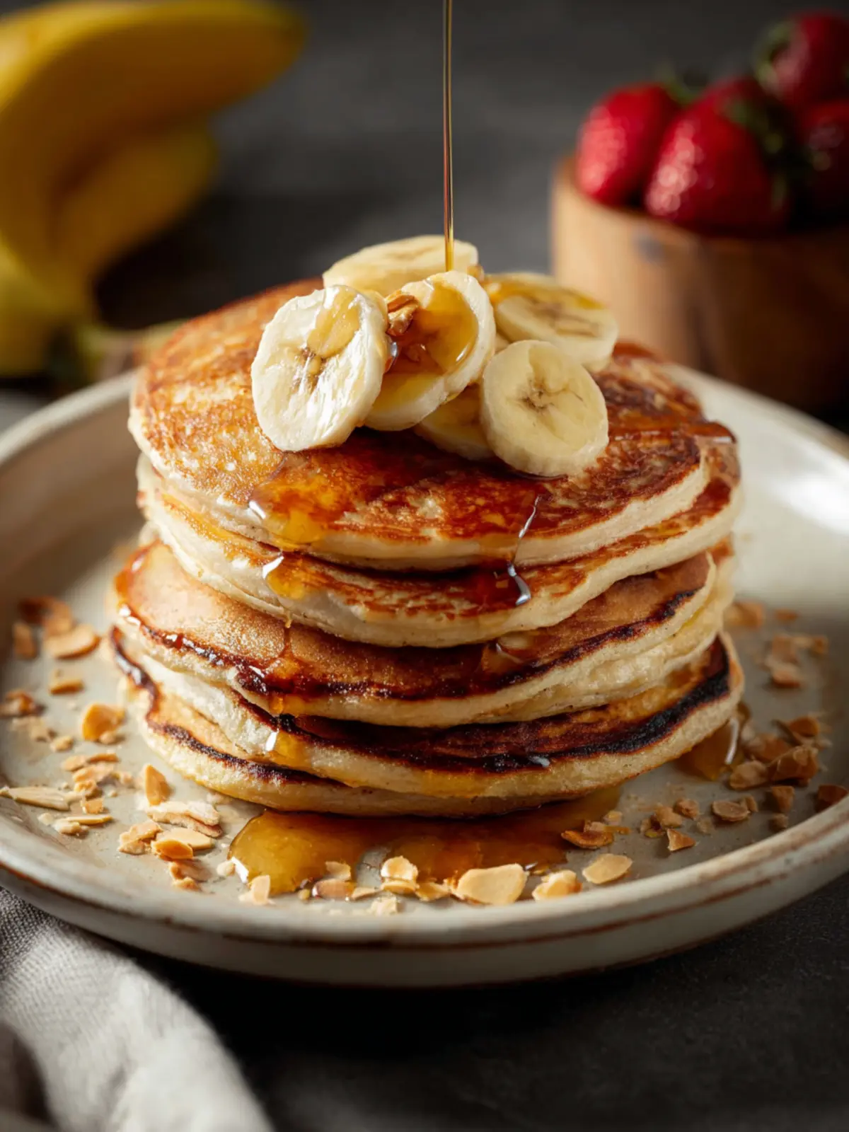 Banana Pancakes with Pancake Mix First Image