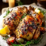 Herb Roasted Chicken Recipe First Image