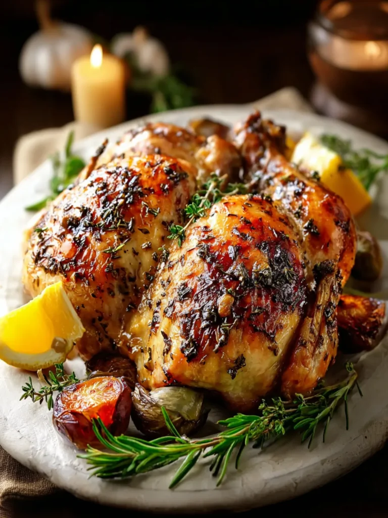 Herb Roasted Chicken Recipe First Image