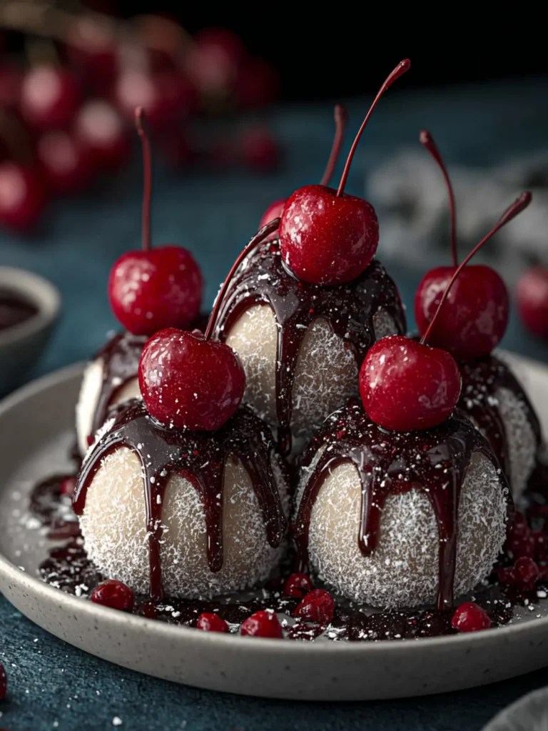 Cherry Bombs Chocolate Filled Recipe First Image