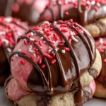 Decadent Chocolate Covered Strawberry Cookies First Image