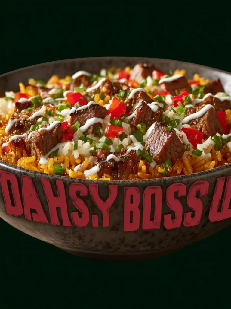 Steak Queso Rice Bowl Recipe First Image