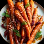 IMiso Glazed Carrots with Sesame Seeds Recipe First Image