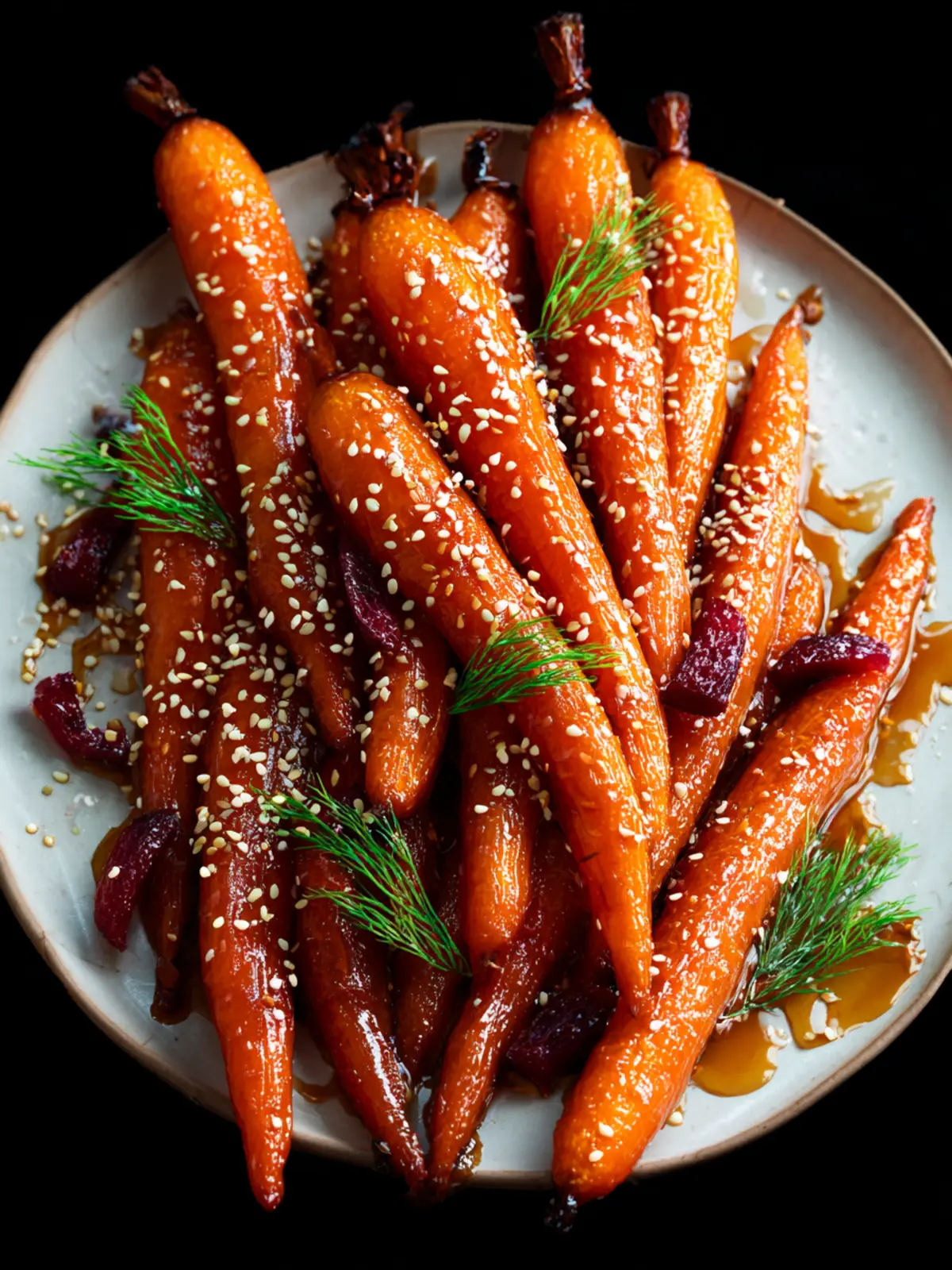 IMiso Glazed Carrots with Sesame Seeds Recipe First Image
