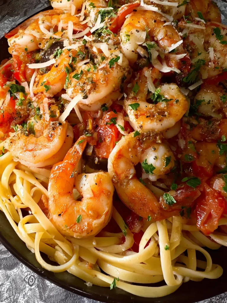 Sicilian Shrimp Linguine (Our Christmas Eve Tradition) First Image