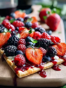 Berry flatbread First Image