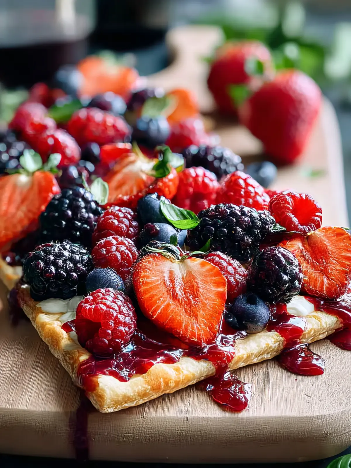 Berry Flatbread Bliss: Easy, Guilt-Free Delight You’ll Love