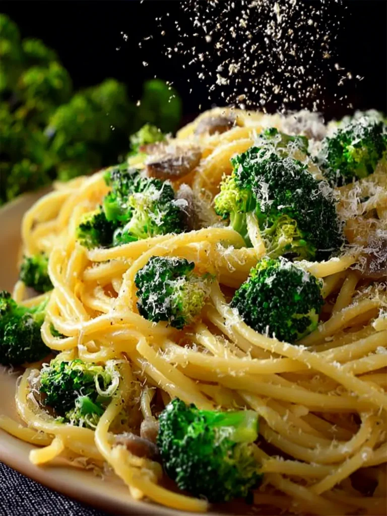 Easy Parmesan Pasta with Broccoli First Image