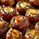 Easy Garlic Butter Roasted Mushrooms First Image