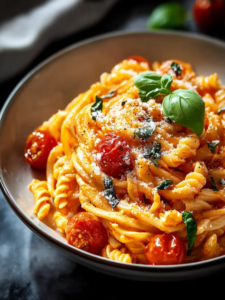 Irresistible One Pot Creamy Tomato Pasta Recipe First Image