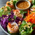 Spring Roll Salad with Peanut Dressing Delight First Image